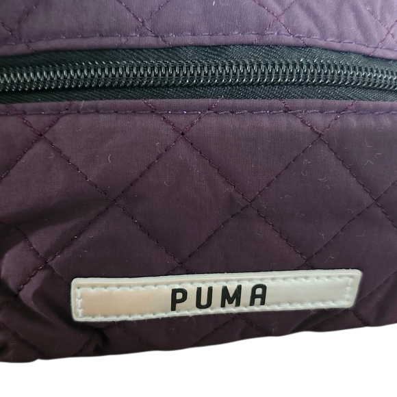 BNWT Puma Purple Quilted Unisex Waistpack Bag Approx. 2.4"H x 3.5" W x 1.2D - Picture 3 of 10